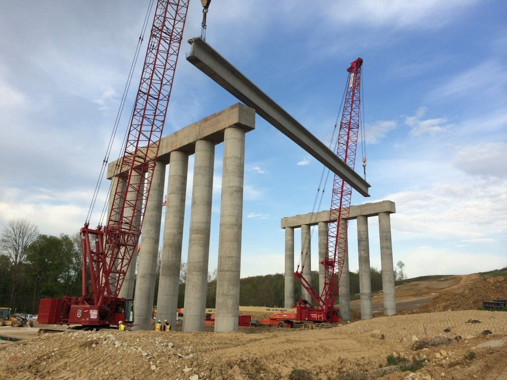 I 69 Bridge Work Medium